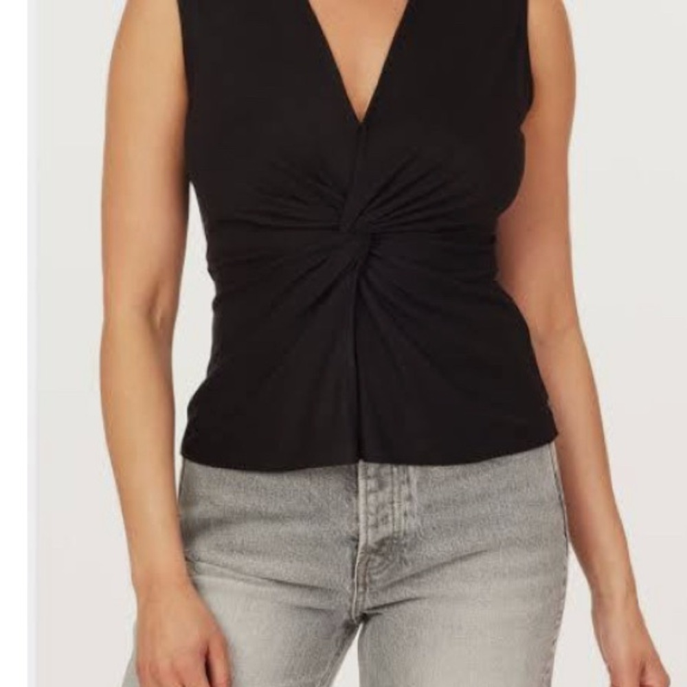 Banana Republic Sleeveless Twist- Front Tank Top women Size M